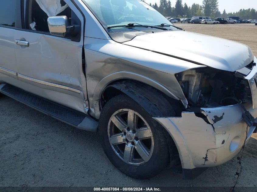 2012 Nissan Armada Platinum VIN: 5N1AA0NCXCN606462 Lot: 40057084