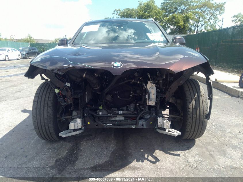 2019 BMW X3 xDrive30I VIN: 5UXTR9C56KLE11808 Lot: 40057089