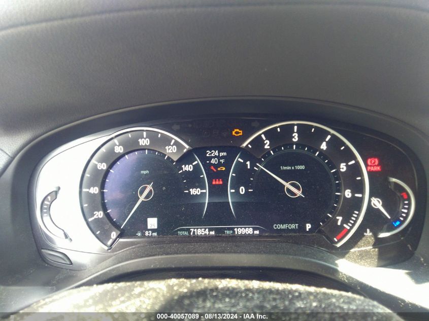 2019 BMW X3 xDrive30I VIN: 5UXTR9C56KLE11808 Lot: 40057089