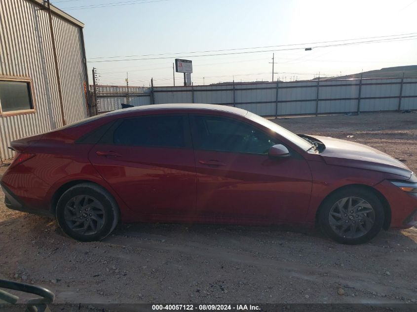2024 Hyundai Elantra Sel VIN: XKMHLM4DG4RU70134 Lot: 40057122