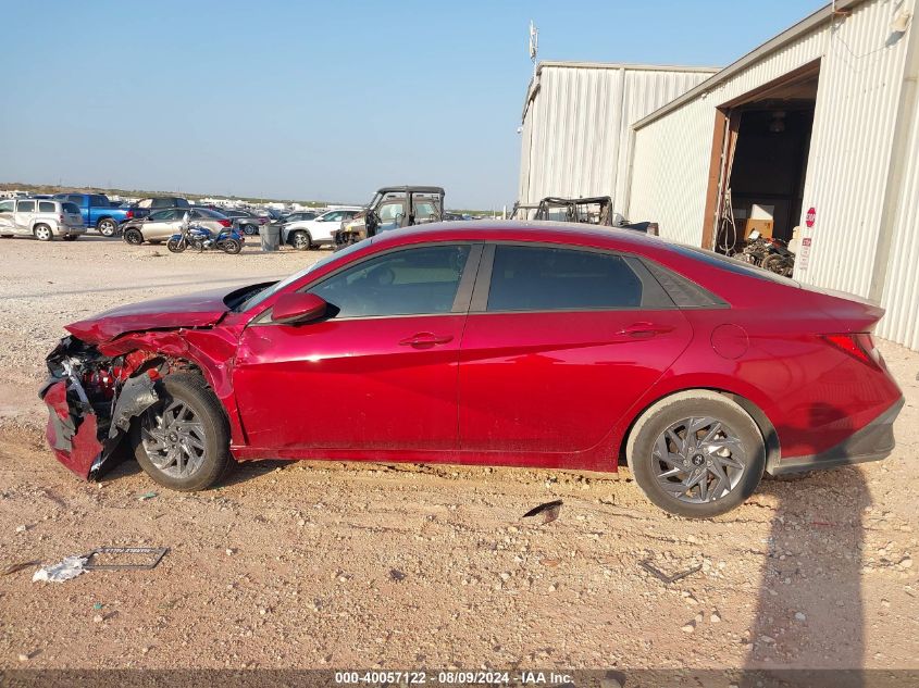 2024 Hyundai Elantra Sel VIN: XKMHLM4DG4RU70134 Lot: 40057122