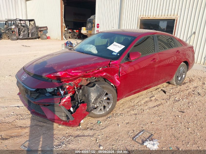 2024 Hyundai Elantra Sel VIN: XKMHLM4DG4RU70134 Lot: 40057122