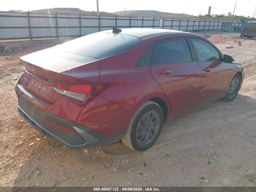 2024 Hyundai Elantra Sel VIN: XKMHLM4DG4RU70134 Lot: 40057122
