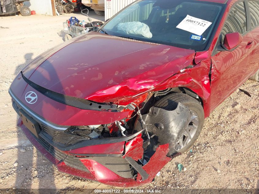2024 Hyundai Elantra Sel VIN: XKMHLM4DG4RU70134 Lot: 40057122