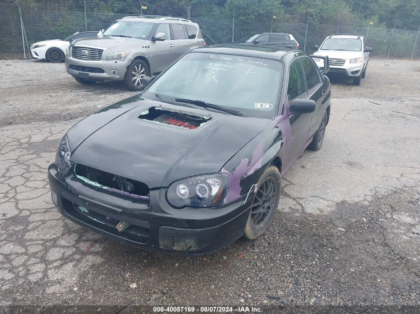 2005 Subaru Impreza Wrx VIN: JF1GD29615H516274 Lot: 40057169