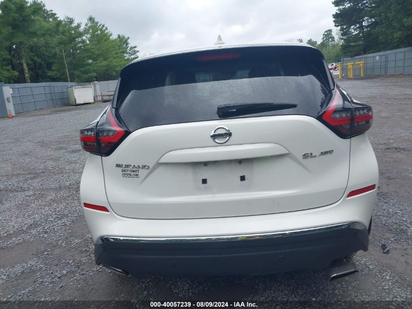 2019 Nissan Murano Sl VIN: 5N1AZ2MS8KN104934 Lot: 40057239