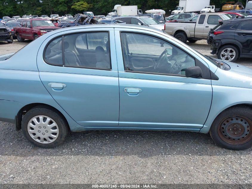 2001 Toyota Echo VIN: JTDBT123110109906 Lot: 40057245