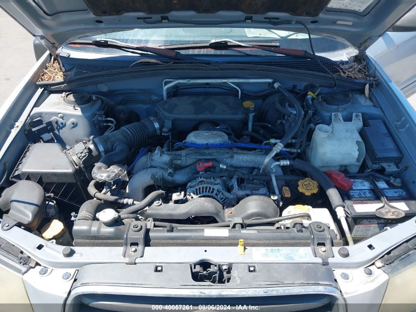 2005 Subaru Forester 2.5Xs VIN: JF1SG65655G705157 Lot: 40057261