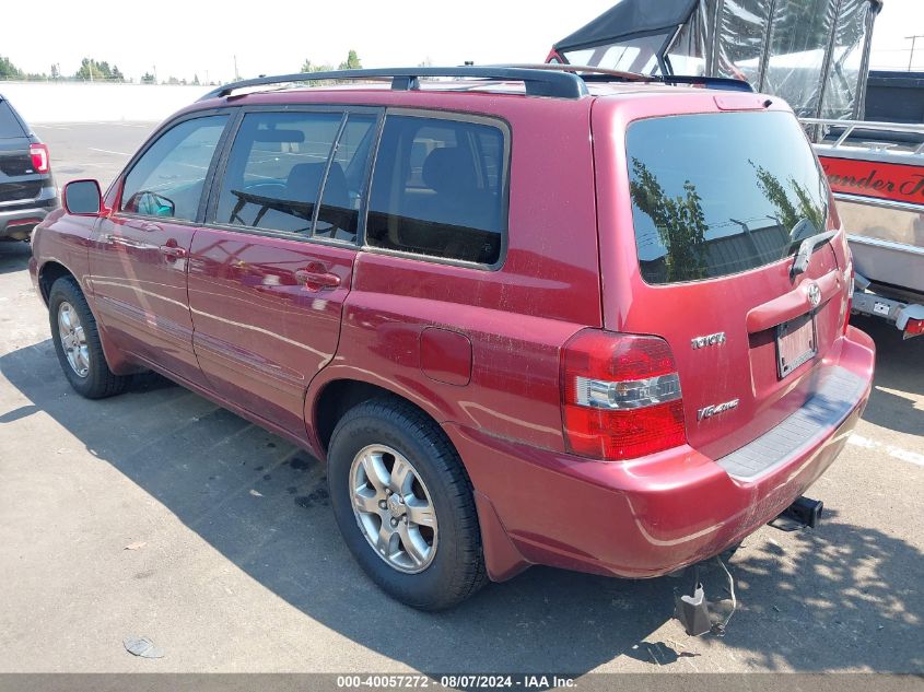 2004 Toyota Highlander V6 VIN: JTEEP21A340047884 Lot: 40057272