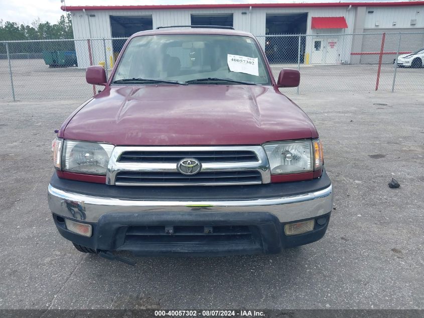 1999 Toyota 4Runner Sr5 V6 VIN: JT3GN86R5X0107080 Lot: 40057302