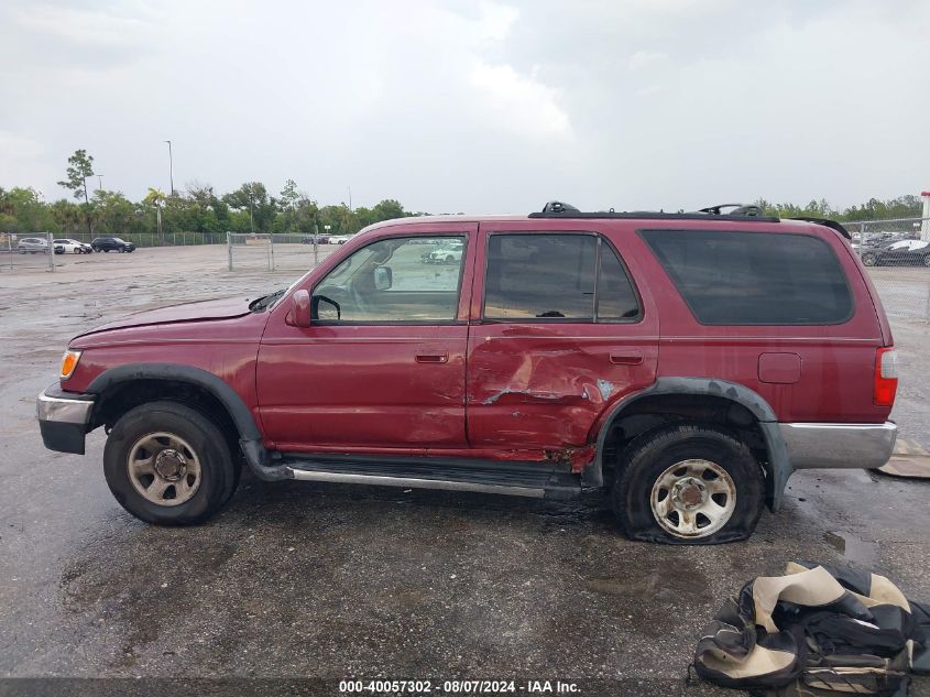 1999 Toyota 4Runner Sr5 V6 VIN: JT3GN86R5X0107080 Lot: 40057302