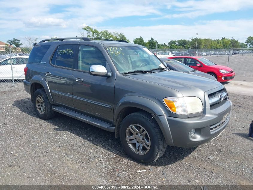 2007 Toyota Sequoia Limited V8 VIN: 5TDBT48A97S290640 Lot: 40057315