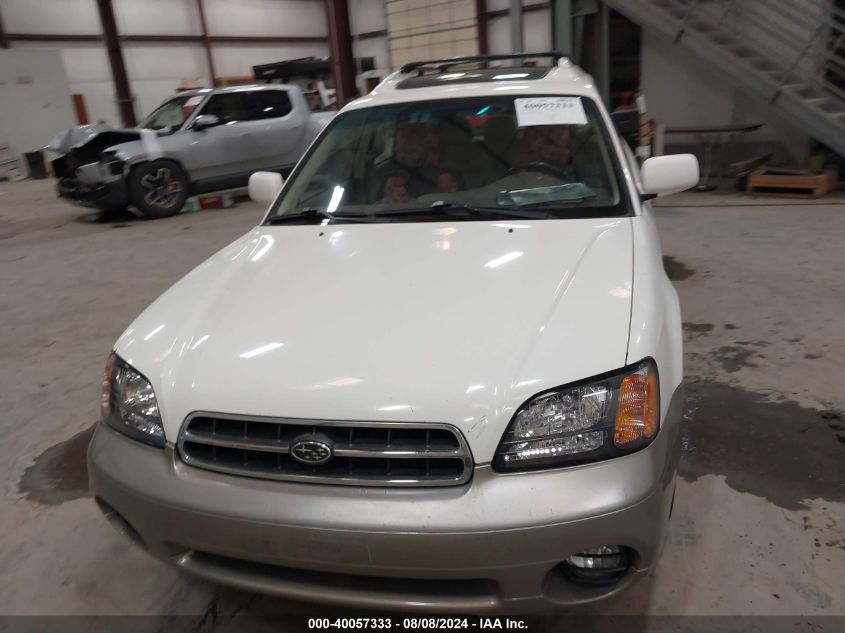 2000 Subaru Legacy Outback Limited VIN: 4S3BH6868Y7618263 Lot: 40057333