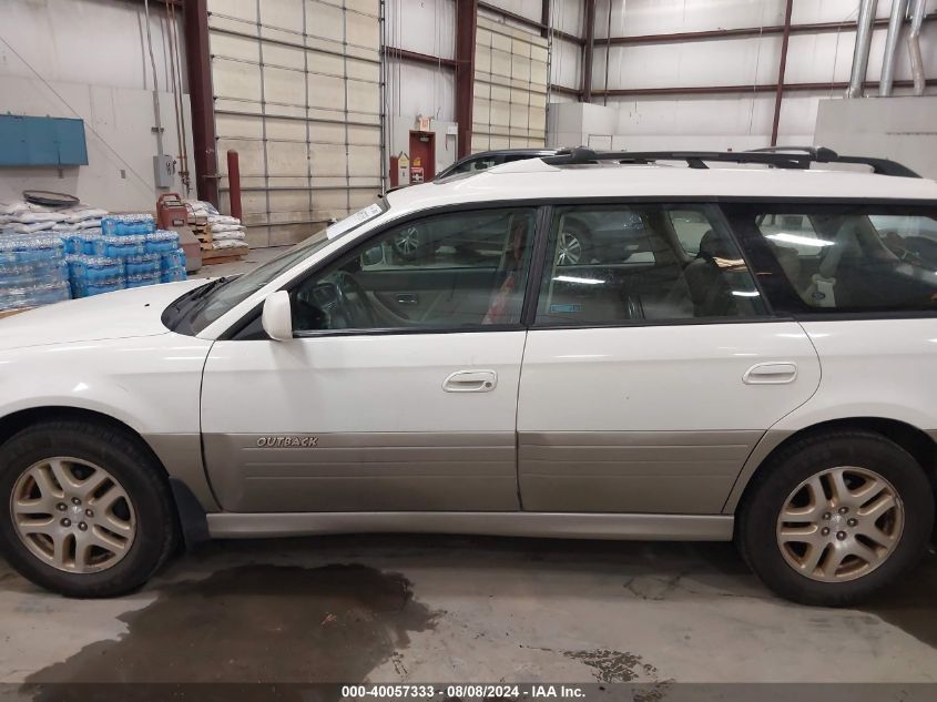 2000 Subaru Legacy Outback Limited VIN: 4S3BH6868Y7618263 Lot: 40057333