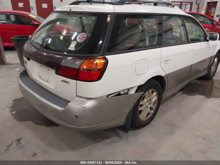 2000 Subaru Legacy Outback Limited VIN: 4S3BH6868Y7618263 Lot: 40057333