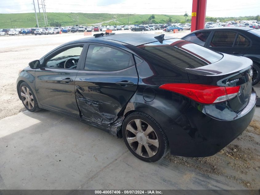 2013 HYUNDAI ELANTRA LIMITED - 5NPDH4AE0DH184859