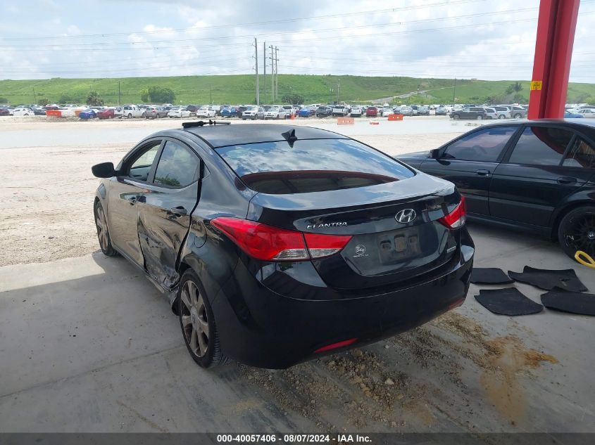 2013 HYUNDAI ELANTRA LIMITED - 5NPDH4AE0DH184859
