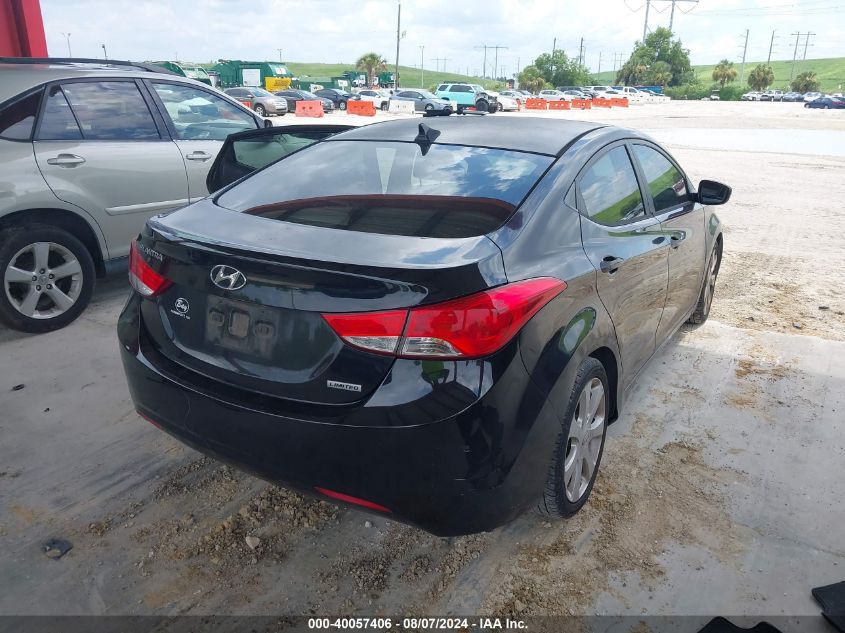 2013 Hyundai Elantra Limited VIN: 5NPDH4AE0DH184859 Lot: 40057406