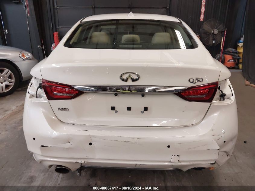 2019 Infiniti Q50 3.0T Luxe VIN: JN1EV7AR4KM556145 Lot: 40057417