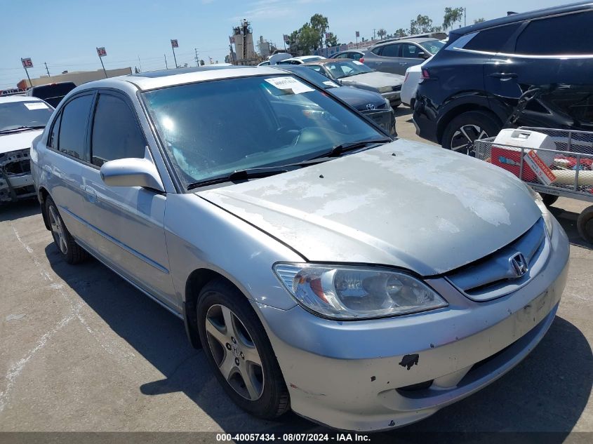 2004 Honda Civic Ex VIN: 2HGES26704H577212 Lot: 40057434