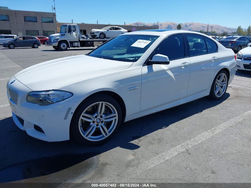 2013 BMW 550 I VIN: WBAFR9C52DD227231 Lot: 40057482