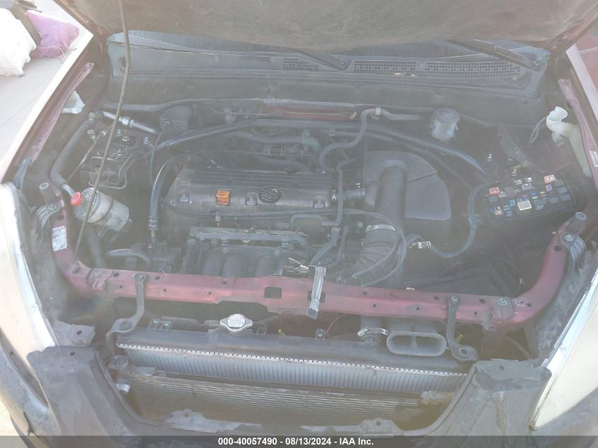 2004 Honda Cr-V Ex VIN: JHLRD78854C008357 Lot: 40057490