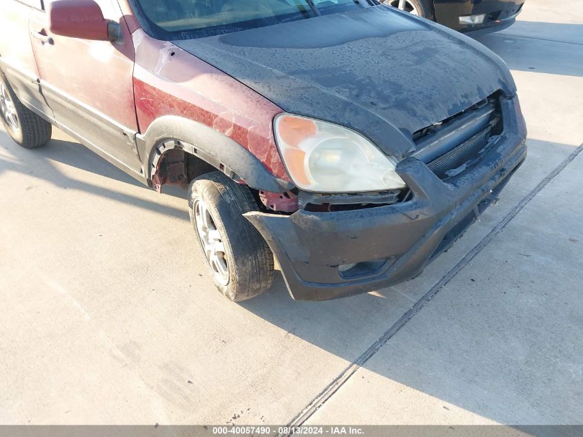 2004 Honda Cr-V Ex VIN: JHLRD78854C008357 Lot: 40057490