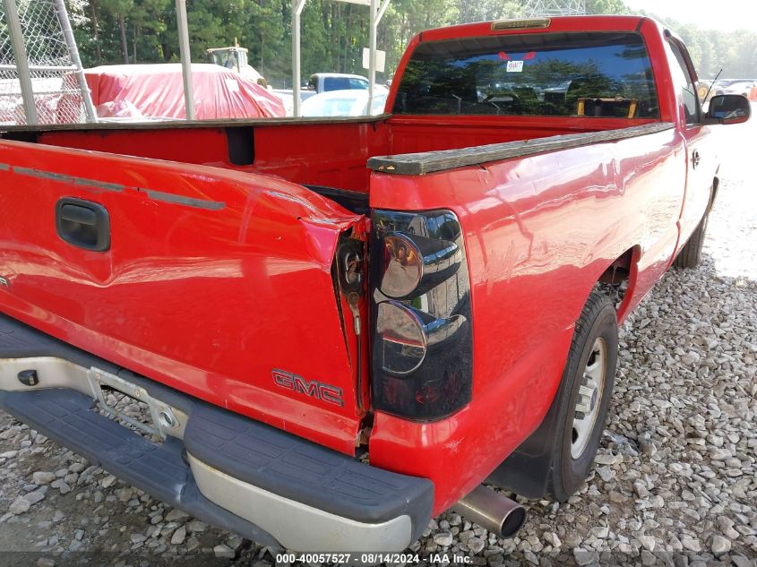 2001 GMC Sierra 1500 Sl VIN: 1GTEC14V51E321237 Lot: 40057527