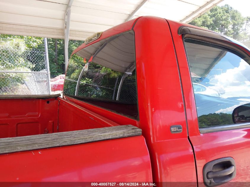 2001 GMC Sierra 1500 Sl VIN: 1GTEC14V51E321237 Lot: 40057527