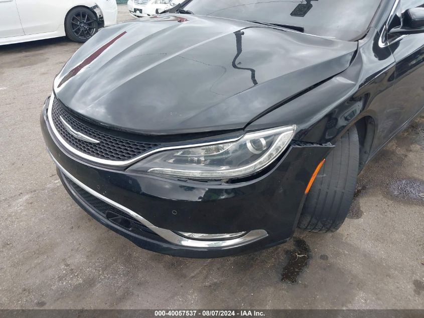 2015 Chrysler 200 C VIN: 1C3CCCCG3FN707009 Lot: 40057537