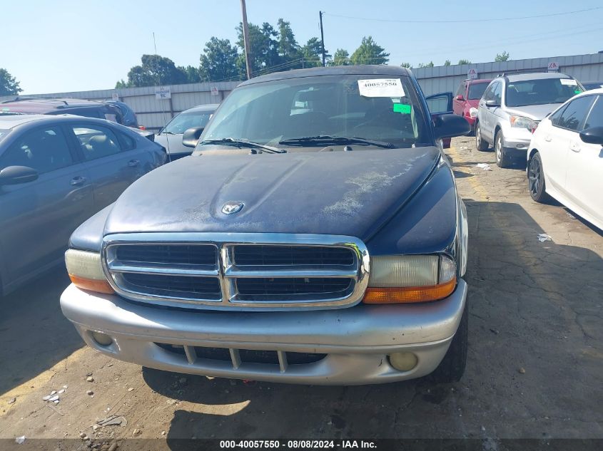 2002 Dodge Dakota Quad Slt VIN: 1B7HL48N92S612707 Lot: 40057550