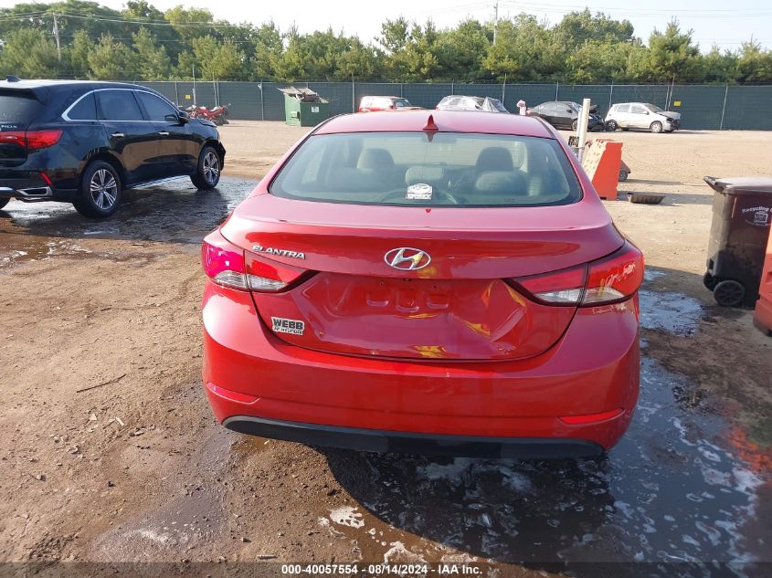 2015 Hyundai Elantra Se VIN: KMHDH4AE5FU341032 Lot: 40057554