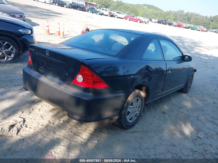 2004 Honda Civic Vp VIN: 1HGEM22314L008627 Lot: 40057601