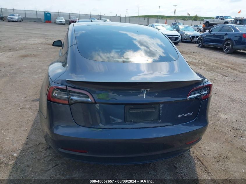 2022 Tesla Model 3 Performance Dual Motor All-Wheel Drive VIN: 5YJ3E1EC7NF163339 Lot: 40057657