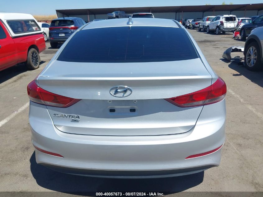 2018 Hyundai Elantra Se VIN: KMHD74LF2JU609438 Lot: 40057673