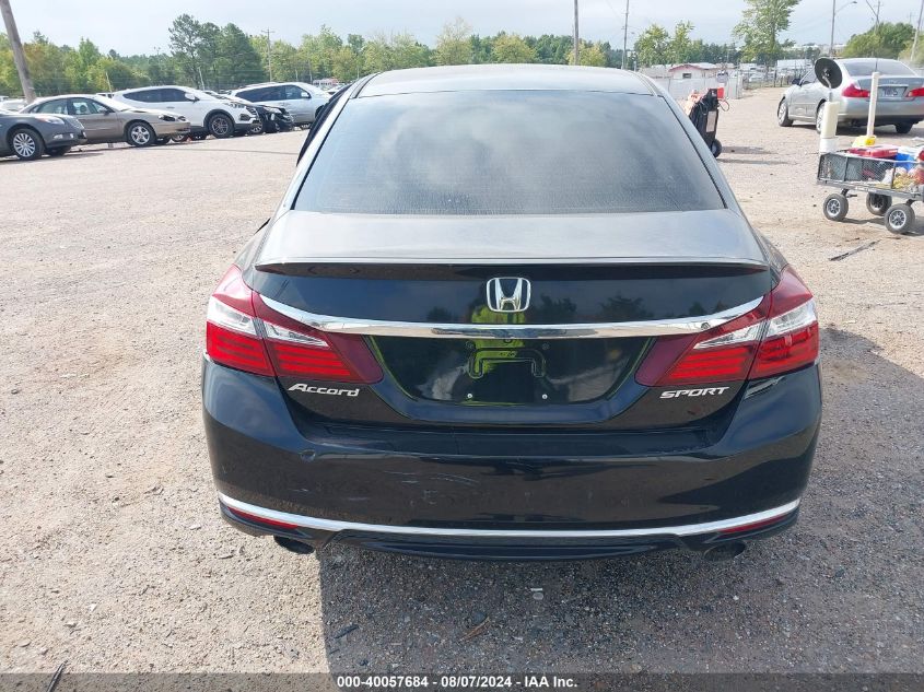 2017 Honda Accord Sport VIN: 1HGCR2F55HA201935 Lot: 40057684