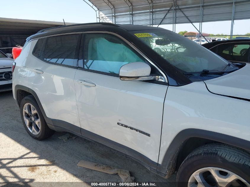 2021 Jeep Compass Limited 4X4 VIN: 3C4NJDCB4MT598805 Lot: 40057743