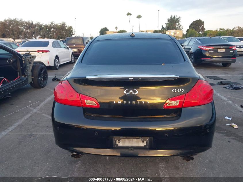 2013 Infiniti G37X VIN: JN1CV6AR1DM760583 Lot: 40057788