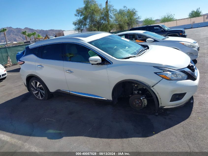 2018 Nissan Murano Platinum VIN: 5N1AZ2MH9JN176762 Lot: 40057828