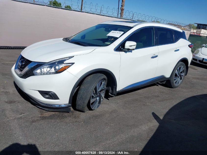 5N1AZ2MH9JN176762 2018 NISSAN MURANO - Image 2