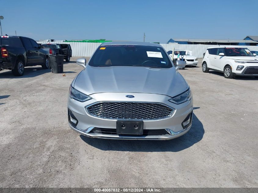 2019 Ford Fusion Titanium VIN: 3FA6P0D99KR138546 Lot: 40057832