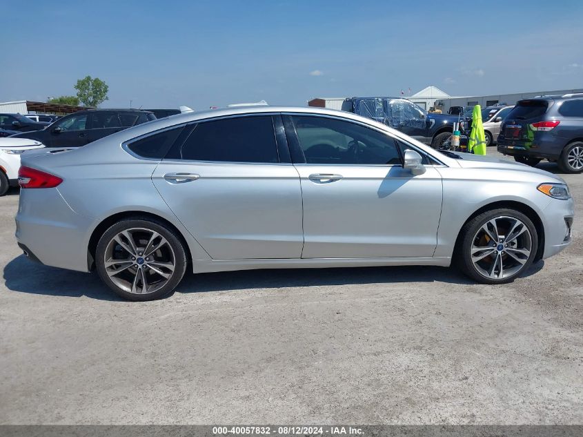 2019 Ford Fusion Titanium VIN: 3FA6P0D99KR138546 Lot: 40057832