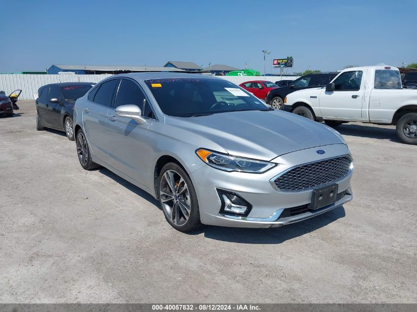 2019 FORD FUSION TITANIUM - 3FA6P0D99KR138546