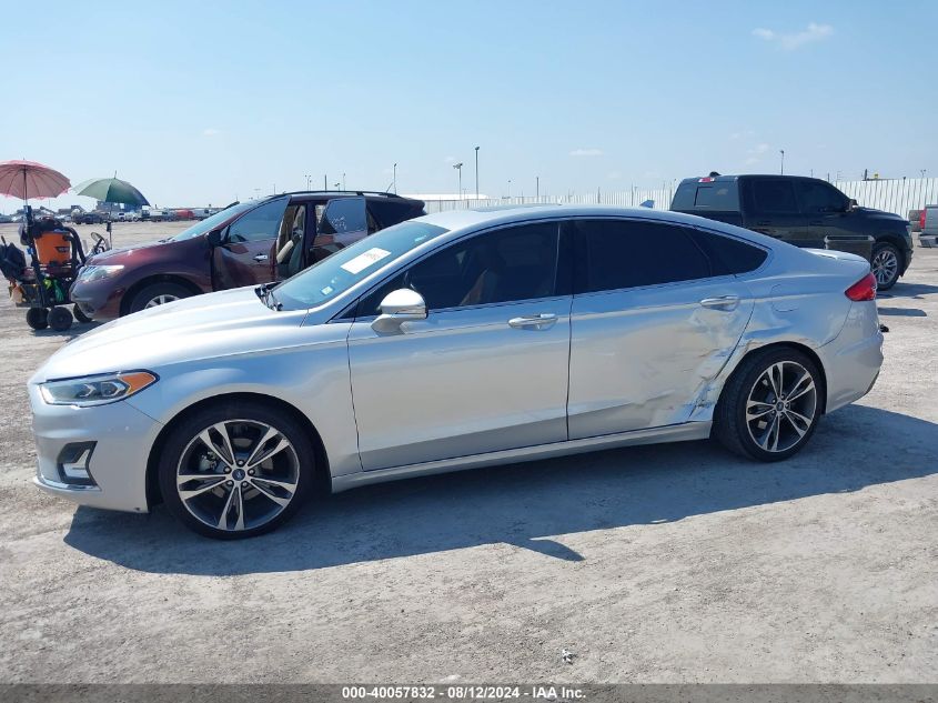 2019 Ford Fusion Titanium VIN: 3FA6P0D99KR138546 Lot: 40057832