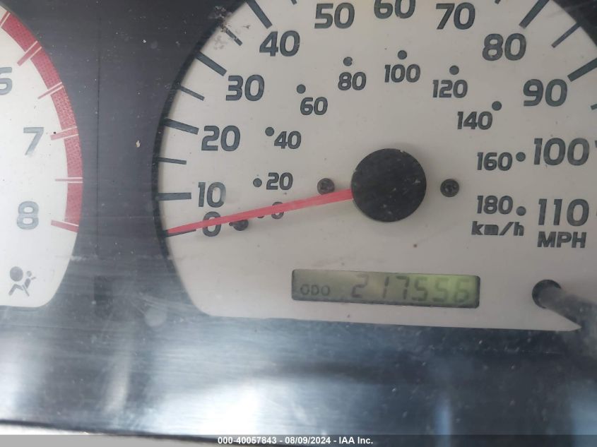 2004 Toyota Tacoma Prerunner V6 VIN: 5TESN92NX4Z363967 Lot: 40057843