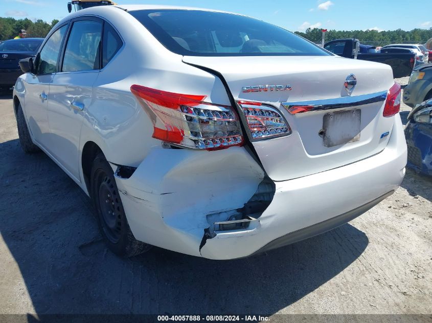 2013 Nissan Sentra S VIN: 3N1AB7AP0DL609345 Lot: 40057888