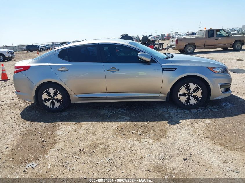 2013 Kia Optima Hybrid Lx VIN: KNAGM4AD6D5062035 Lot: 40057894