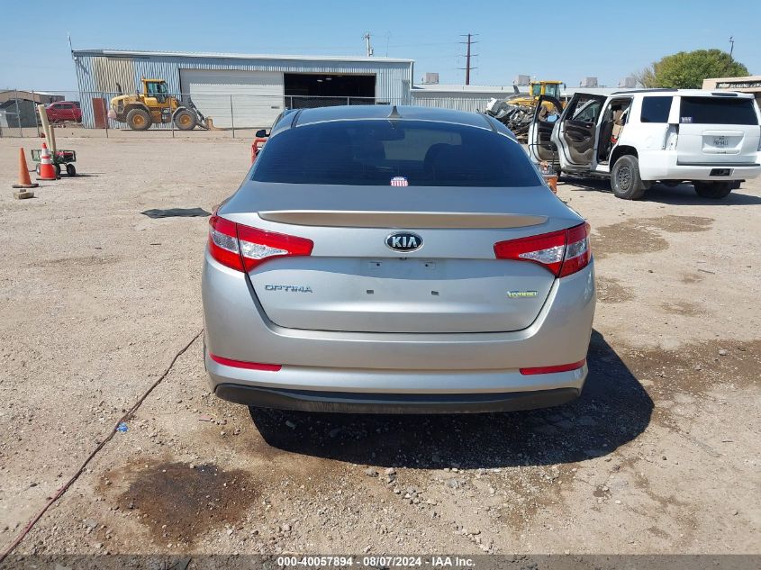 2013 Kia Optima Hybrid Lx VIN: KNAGM4AD6D5062035 Lot: 40057894