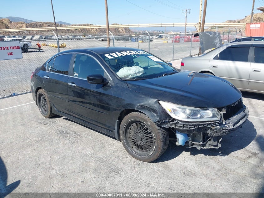 2016 HONDA ACCORD SPORT VIN: 1HGCR2F57GA187647