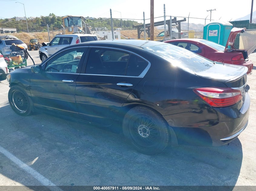 2016 HONDA ACCORD SPORT VIN: 1HGCR2F57GA187647